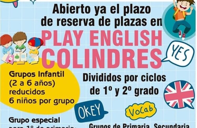 Reservar plazas inscripciones play english colindres 2023